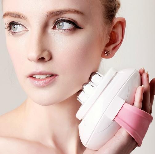 電動滾輪滾珠震動瘦腿按摩器 瘦身瘦大小腿部強力減肥碎脂機